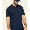 Hawx Men's Navy Miller Pique Short Sleeve Work Polo Shirt - Tall 2 Hawx Men's Navy Miller Pique Short Sleeve Work Polo Shirt - Tall -Hawx Shop 2000306735 410 P1