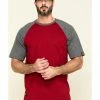 Hawx Men's Red Midland Short Sleeve Baseball Work T-Shirt - Big 1 Hawx Men's Red Midland Short Sleeve Baseball Work T-Shirt - Big -Hawx Shop 2000306741 600 P1