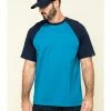 Hawx Men's Teal Midland Short Sleeve Baseball Work T-Shirt 1 Hawx Men's Teal Midland Short Sleeve Baseball Work T-Shirt -Hawx Shop 2000306743 442 P1