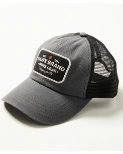 Hawx Men's Work Gear Patch Mesh-Back Ball Cap Grey