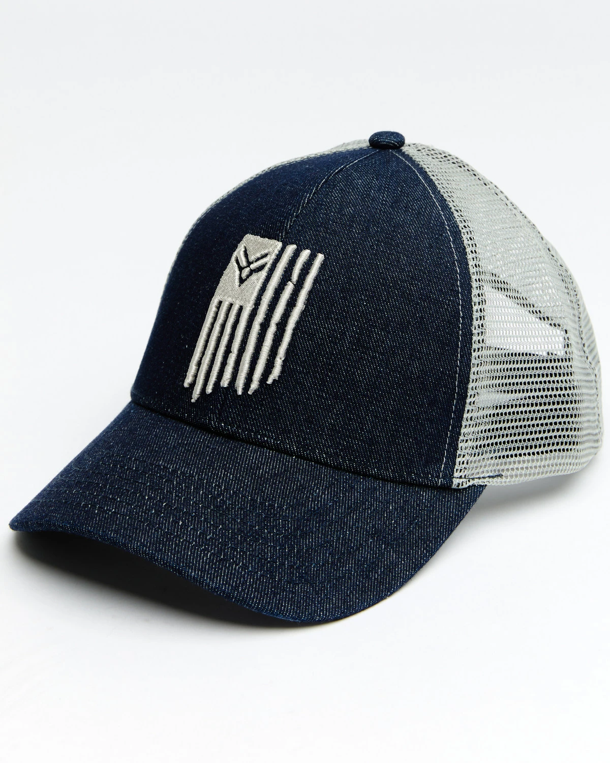 Hawx Men's Flag Logo Mesh Cap Blue 6 Hawx Men's Flag Logo Mesh Cap Blue - Image 4