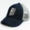 Hawx Men's Flag Logo Mesh Cap Blue 2 Hawx Men's Flag Logo Mesh Cap Blue -Hawx Shop 2000309871 400 P1