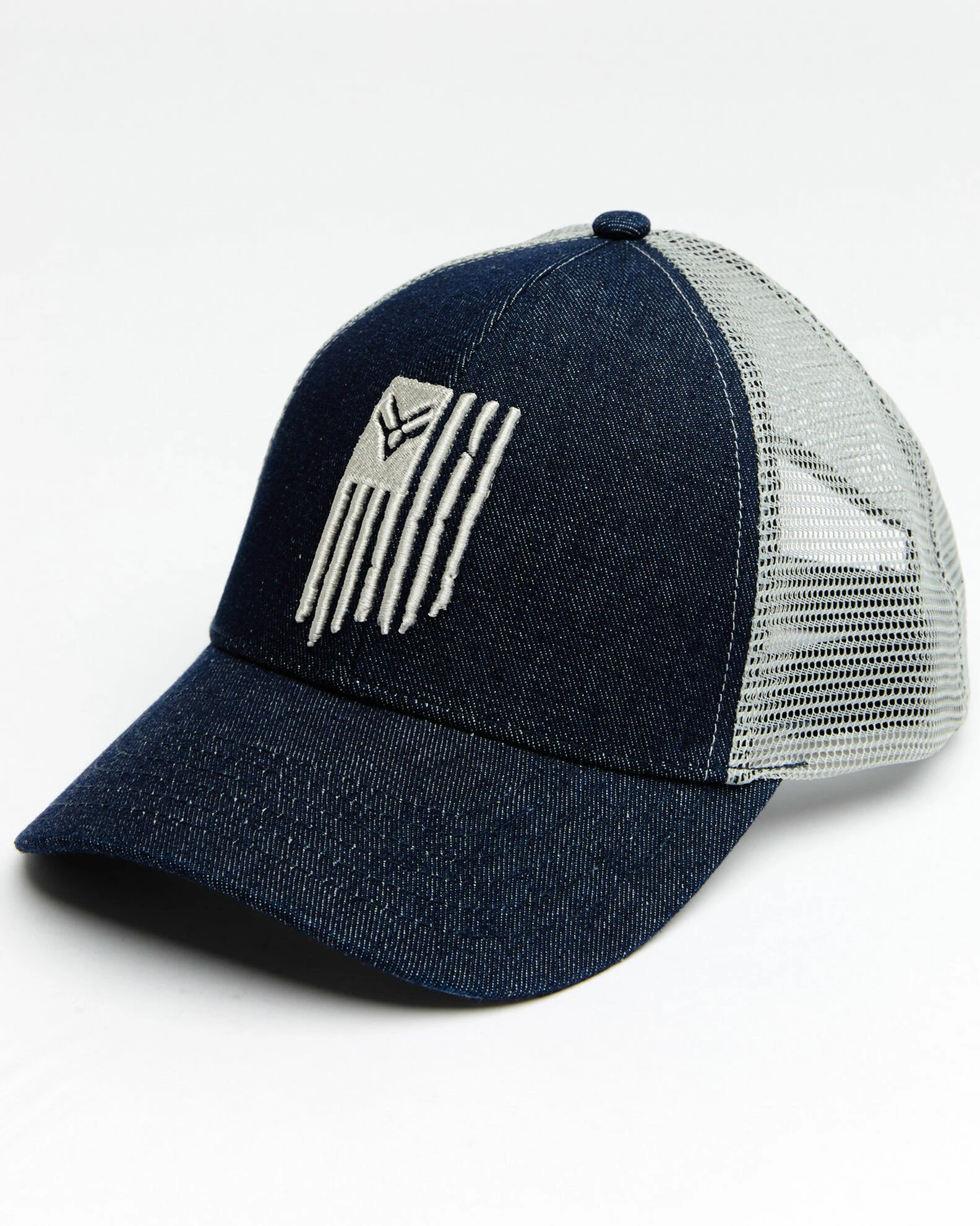 Hawx Men's Flag Logo Mesh Cap Blue 3 Hawx Men's Flag Logo Mesh Cap Blue