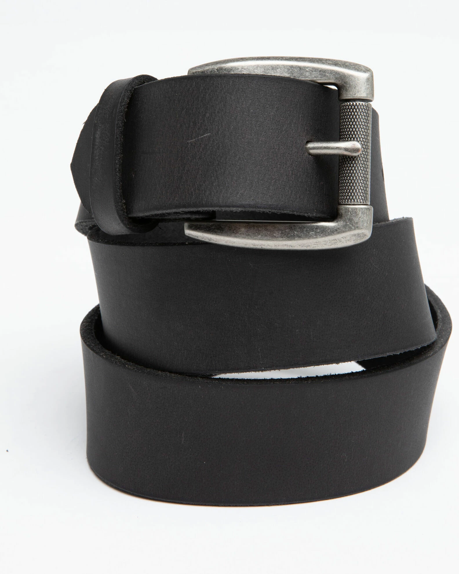 Hawx Men's Black Plain Roller Buckle Work Belt 3 Hawx Men's Black Plain Roller Buckle Work Belt
