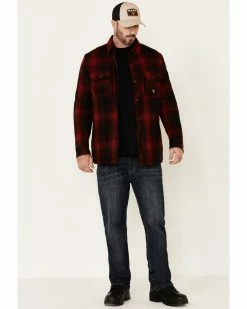 Hawx Men's Red Timberline Sherpa-Lined Flannel Work Shirt Jacket - Tall 13 Hawx Men's Red Timberline Sherpa-Lined Flannel Work Shirt Jacket - Tall -Hawx Shop 2000325300 600 P1 1