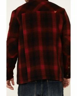 Hawx Men's Red Timberline Sherpa-Lined Flannel Work Shirt Jacket - Tall 12 Hawx Men's Red Timberline Sherpa-Lined Flannel Work Shirt Jacket - Tall -Hawx Shop 2000325300 600 P5
