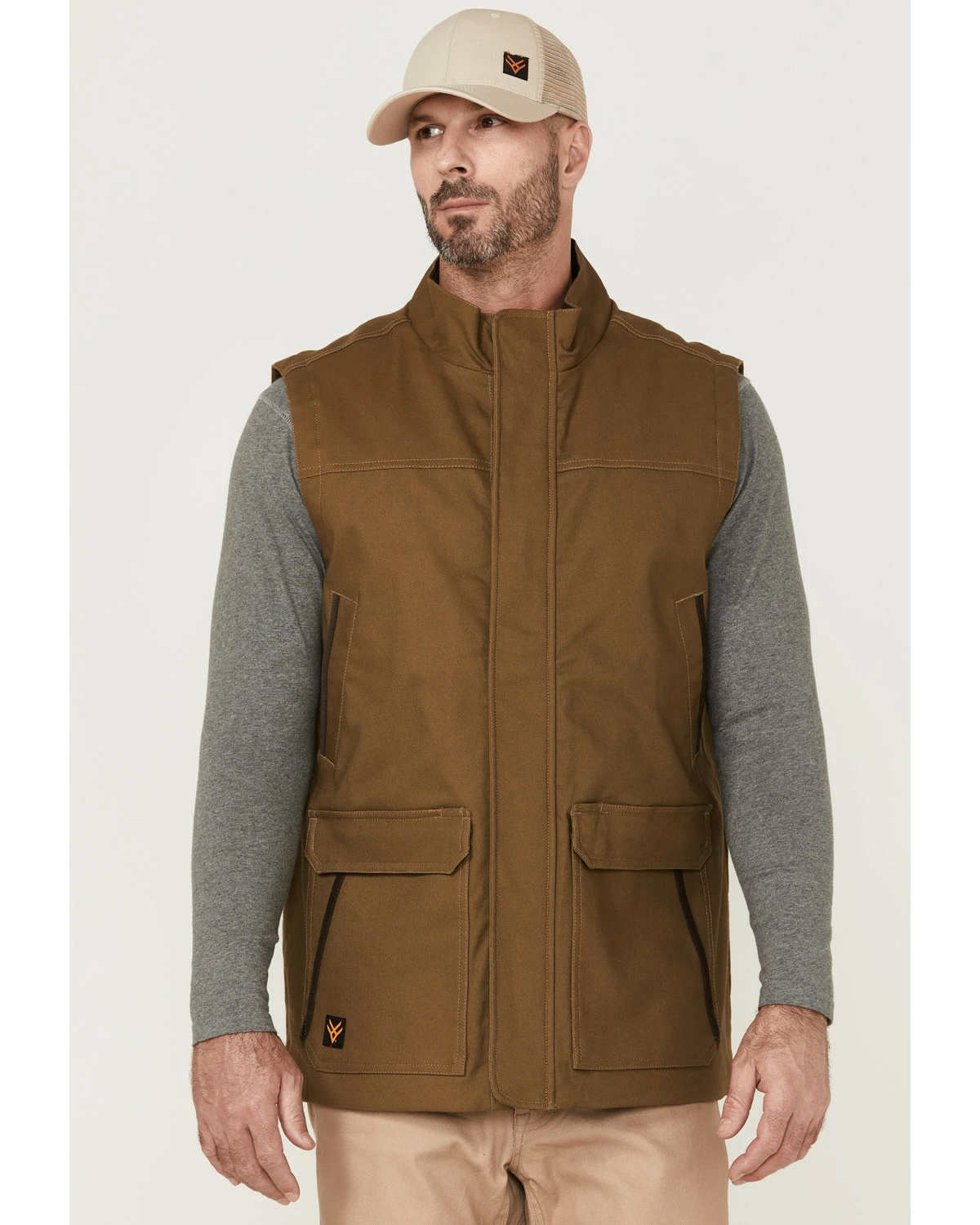 Hawx Men's Olive Tejon Insulated Stretch Work Vest 7 Hawx Men's Olive Tejon Insulated Stretch Work Vest - Image 5