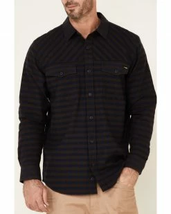 Hawx Men's Navy Newport Herringbone Stretch Check Long Sleeve Work Shirt 10 Hawx Men's Navy Newport Herringbone Stretch Check Long Sleeve Work Shirt -Hawx Shop 2000325328 410 P3