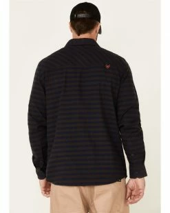 Hawx Men's Navy Newport Herringbone Stretch Check Long Sleeve Work Shirt 11 Hawx Men's Navy Newport Herringbone Stretch Check Long Sleeve Work Shirt -Hawx Shop 2000325328 410 P4