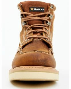 Hawx Men's Tan Wedge Work Boots - Soft Toe -Hawx Shop 2000325360 001 P4