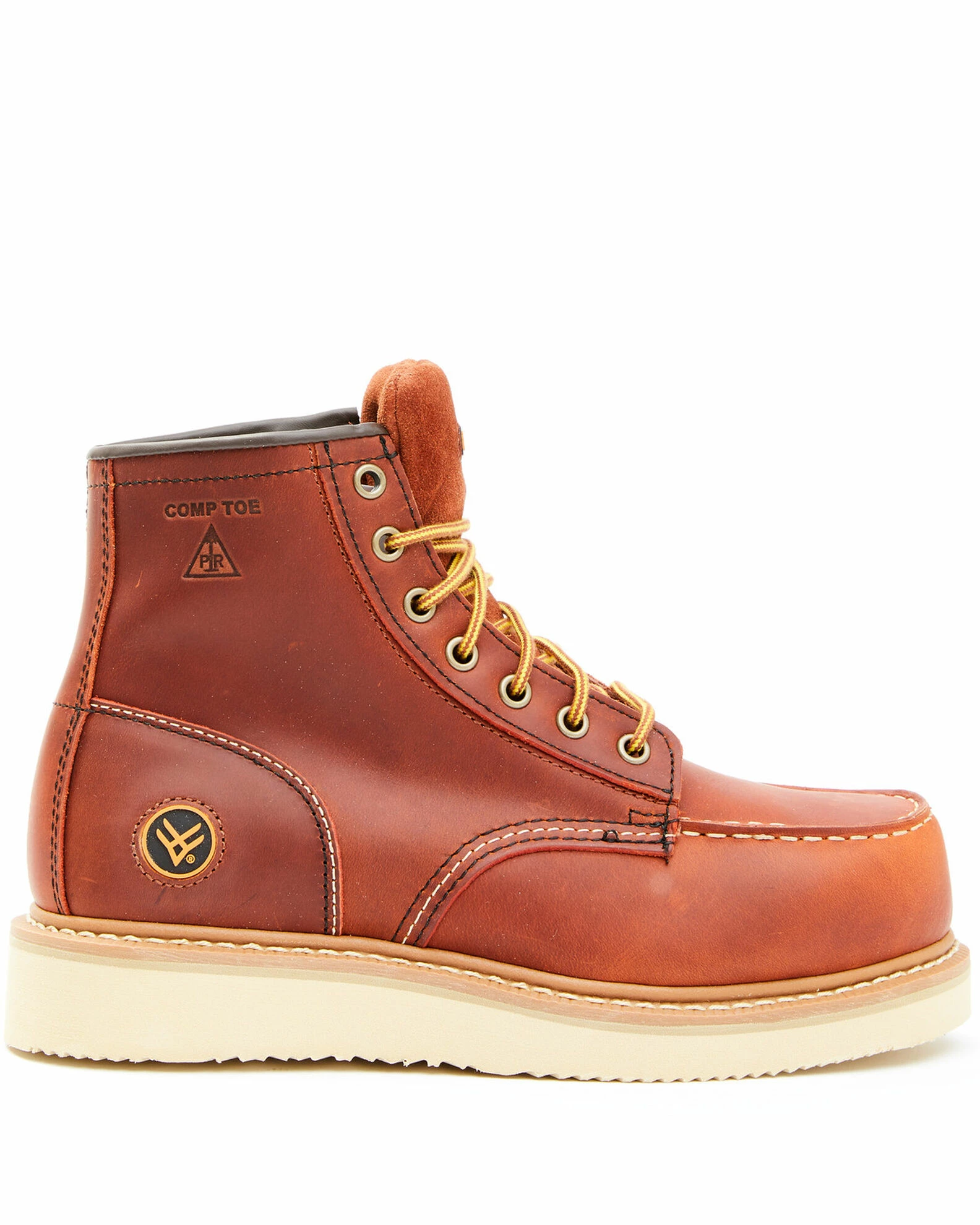 Hawx Women's Gradient Waterproof Work Boots - Composite Toe Brown 4 Hawx Women's Gradient Waterproof Work Boots - Composite Toe Brown - Image 2