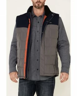 Hawx Men's Grey Colorblock Whistler Insulated Work Vest  -Hawx Shop 2000327324 020 P3