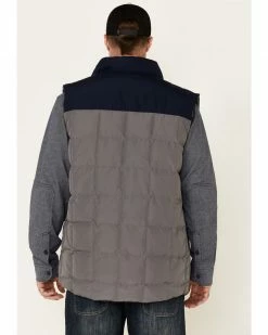 Hawx Men's Grey Colorblock Whistler Insulated Work Vest  -Hawx Shop 2000327324 020 P4