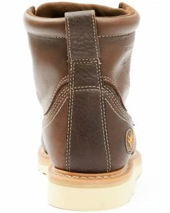 Hawx Men's Dark Brown USA Moc Wedge Work Boots - Steel Toe 13 Hawx Men's Dark Brown USA Moc Wedge Work Boots - Steel Toe -Hawx Shop 2000336557 201 P5