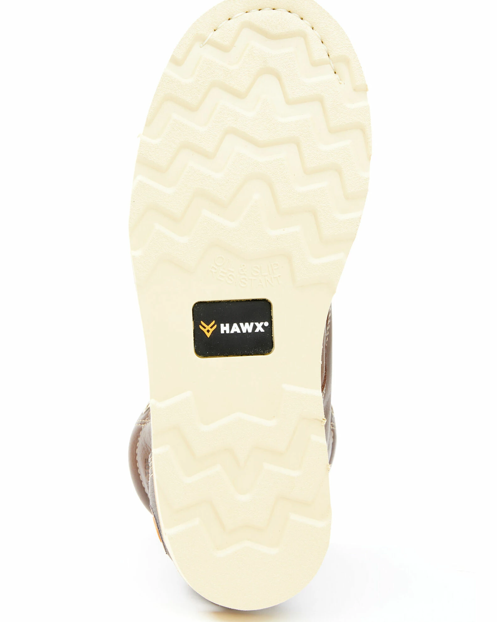 Hawx Men's Dark Brown USA Moc Wedge Work Boots - Steel Toe 9 Hawx Men's Dark Brown USA Moc Wedge Work Boots - Steel Toe - Image 7