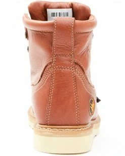 Hawx Men's Dark Brown USA Moc Wedge Work Boots - Soft Toe 13 Hawx Men's Dark Brown USA Moc Wedge Work Boots - Soft Toe -Hawx Shop 2000336558 201 P5