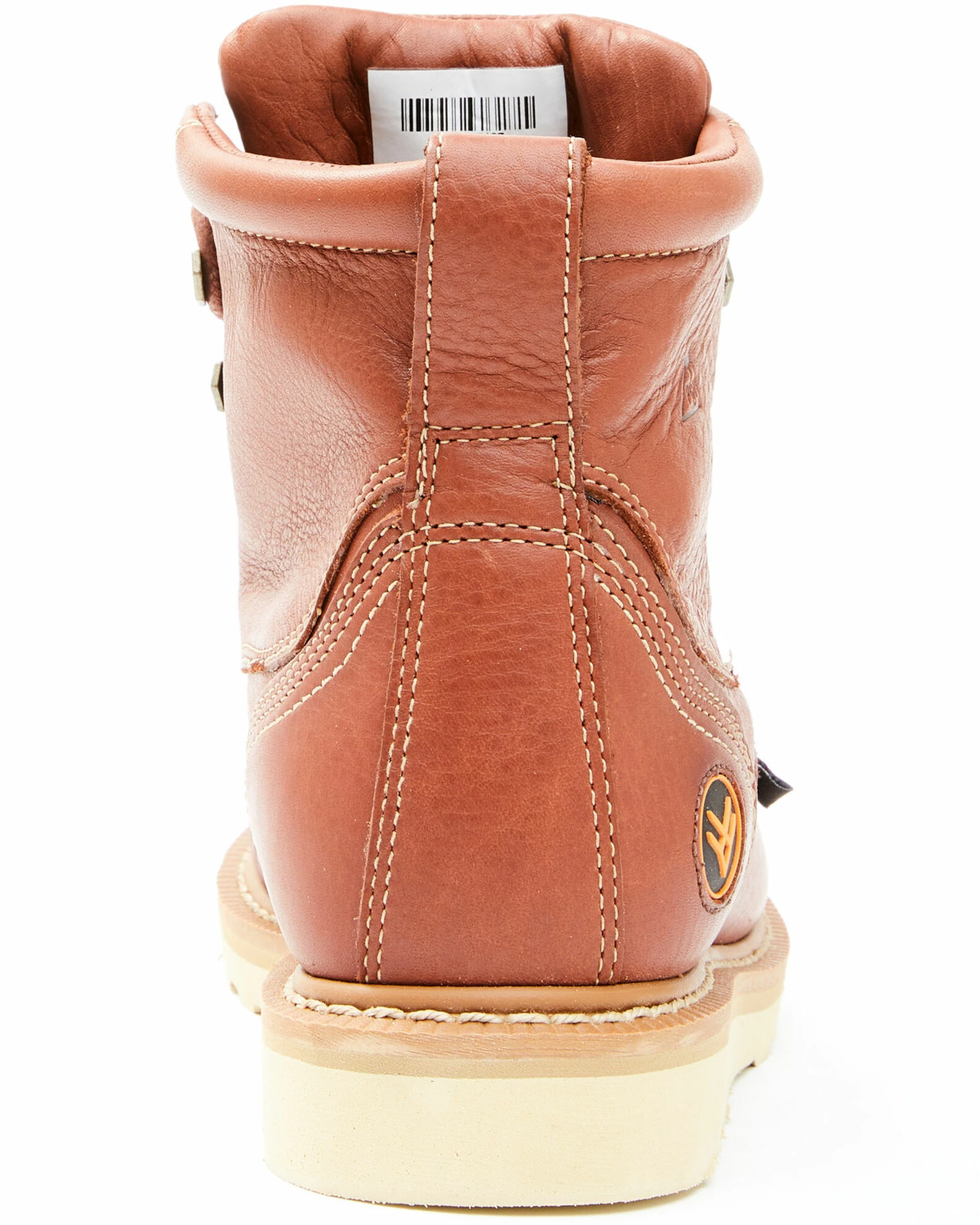 Hawx Men's Dark Brown USA Moc Wedge Work Boots - Soft Toe 7 Hawx Men's Dark Brown USA Moc Wedge Work Boots - Soft Toe - Image 5