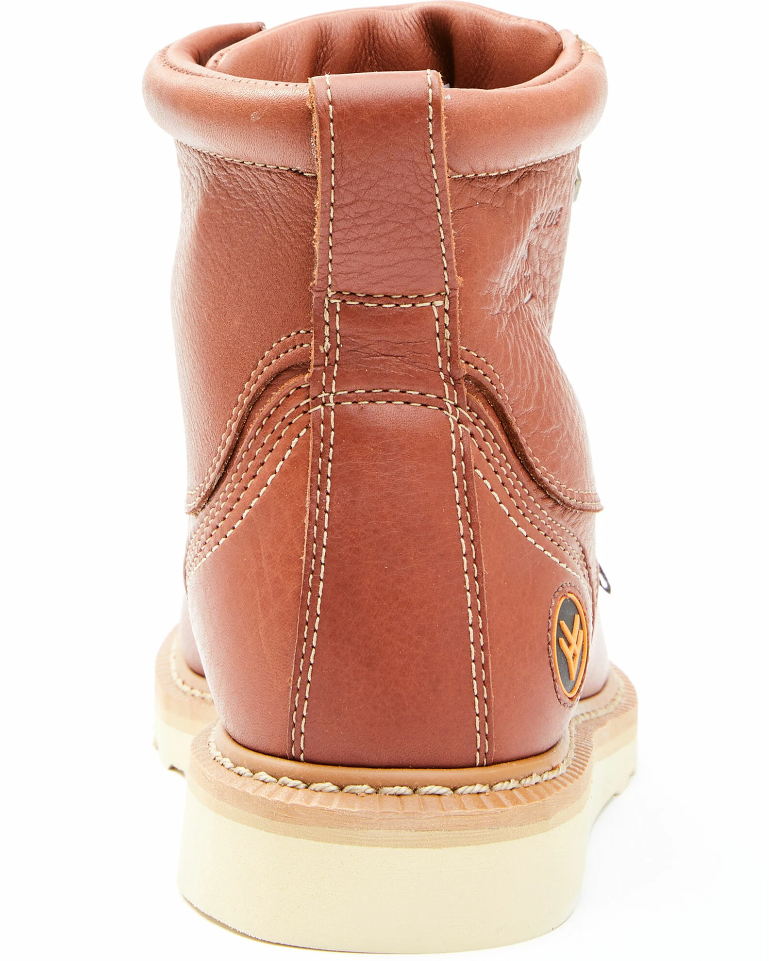 Hawx Men's Dark Brown USA Moc Wedge Work Boots - Steel Toe 7 Hawx Men's Dark Brown USA Moc Wedge Work Boots - Steel Toe - Image 5