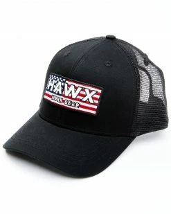 Hawx Men's American Flag Patch Mesh-Back Ball CapĀ