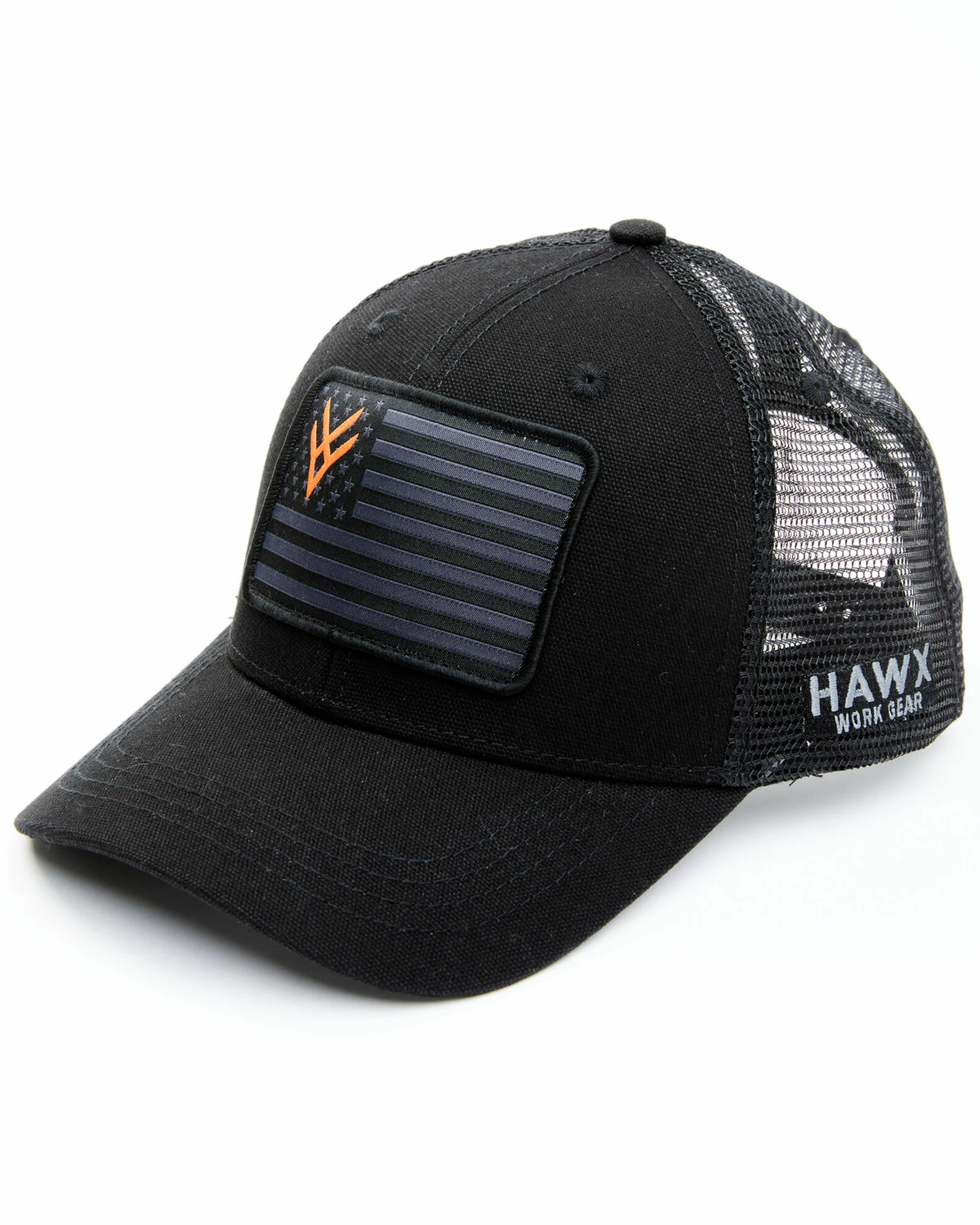 Hawx Men's Black Flag Patch Mesh-Back Ball Cap 3 Hawx Men's Black Flag Patch Mesh-Back Ball Cap