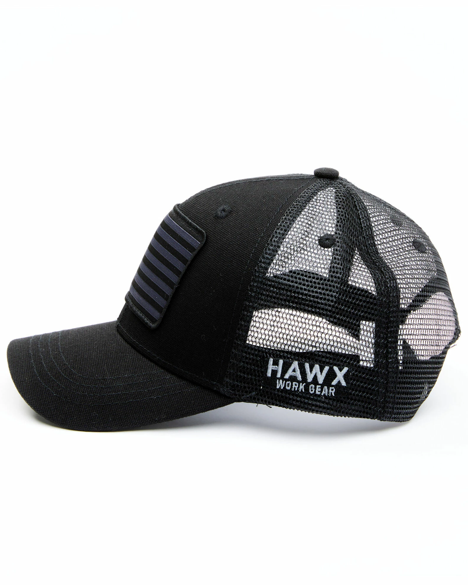 Hawx Men's Black Flag Patch Mesh-Back Ball Cap 4 Hawx Men's Black Flag Patch Mesh-Back Ball Cap - Image 2