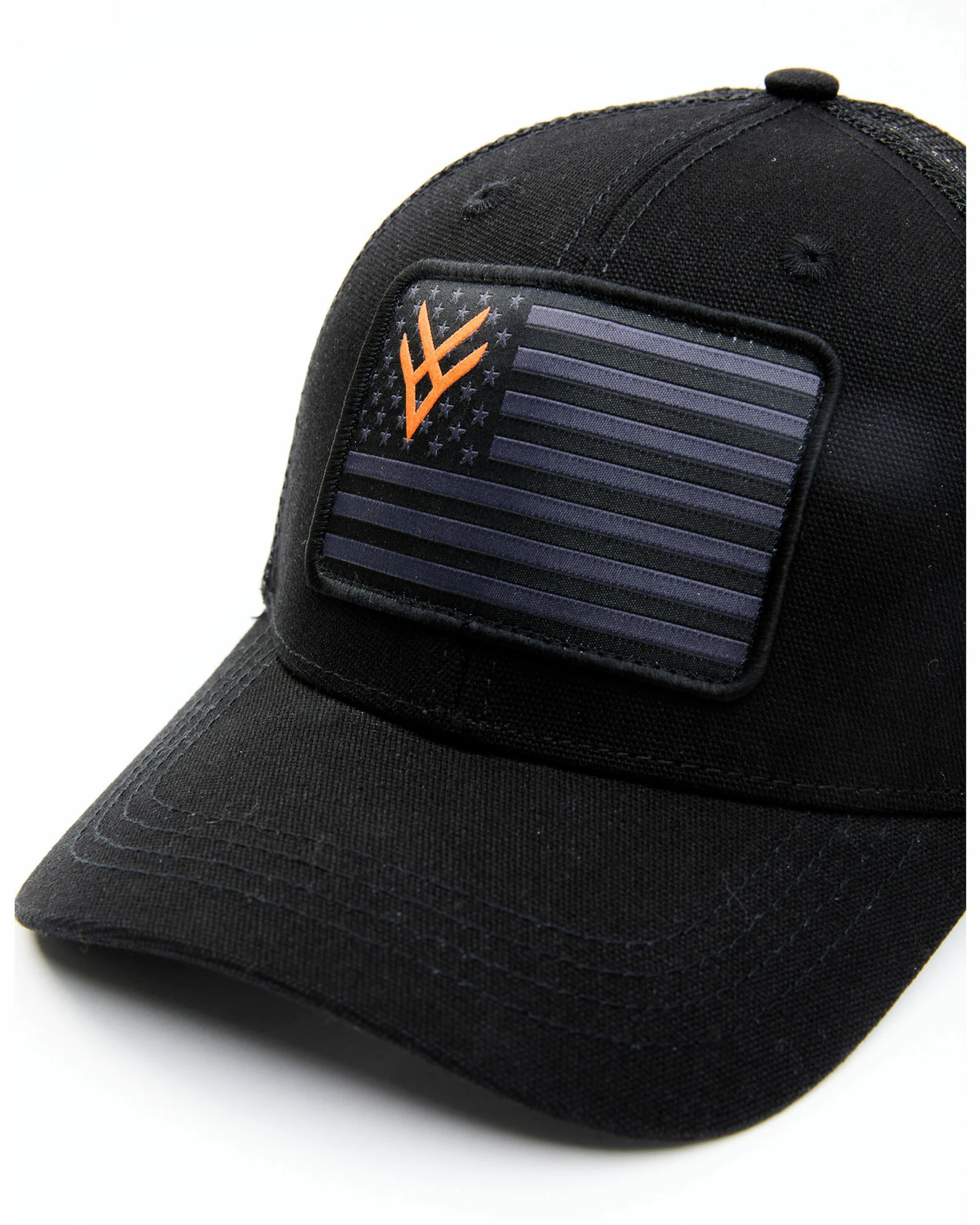 Hawx Men's Black Flag Patch Mesh-Back Ball Cap 5 Hawx Men's Black Flag Patch Mesh-Back Ball Cap - Image 3