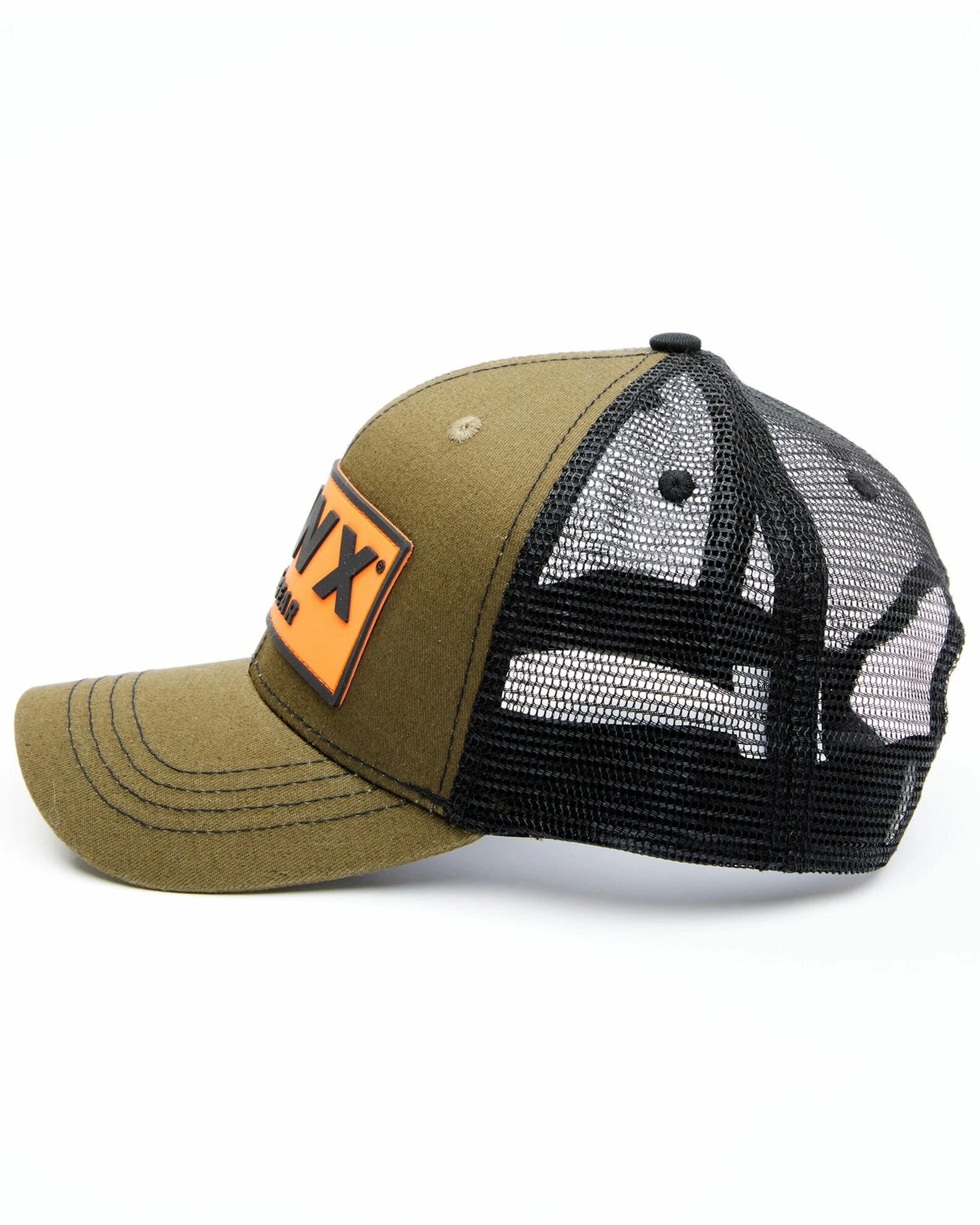 Hawx Men's Olive Logo Patch Mesh-Back Ball Cap 4 Hawx Men's Olive Logo Patch Mesh-Back Ball Cap - Image 2