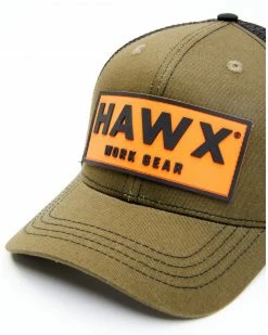 Hawx Men's Olive Logo Patch Mesh-Back Ball Cap 7 Hawx Men's Olive Logo Patch Mesh-Back Ball Cap -Hawx Shop 2000339188 341 P3