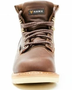 Hawx Men's Brown USA Wedge Work Boots - Soft Toe 12 Hawx Men's Brown USA Wedge Work Boots - Soft Toe -Hawx Shop 2000340157 200 P4