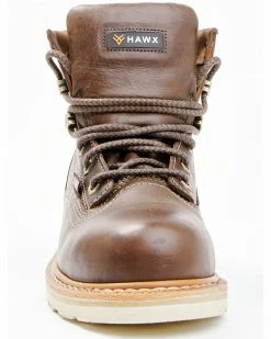 Hawx Men's Brown USA Wedge Work Boots - Steel Toe 12 Hawx Men's Brown USA Wedge Work Boots - Steel Toe -Hawx Shop 2000340158 200 P4