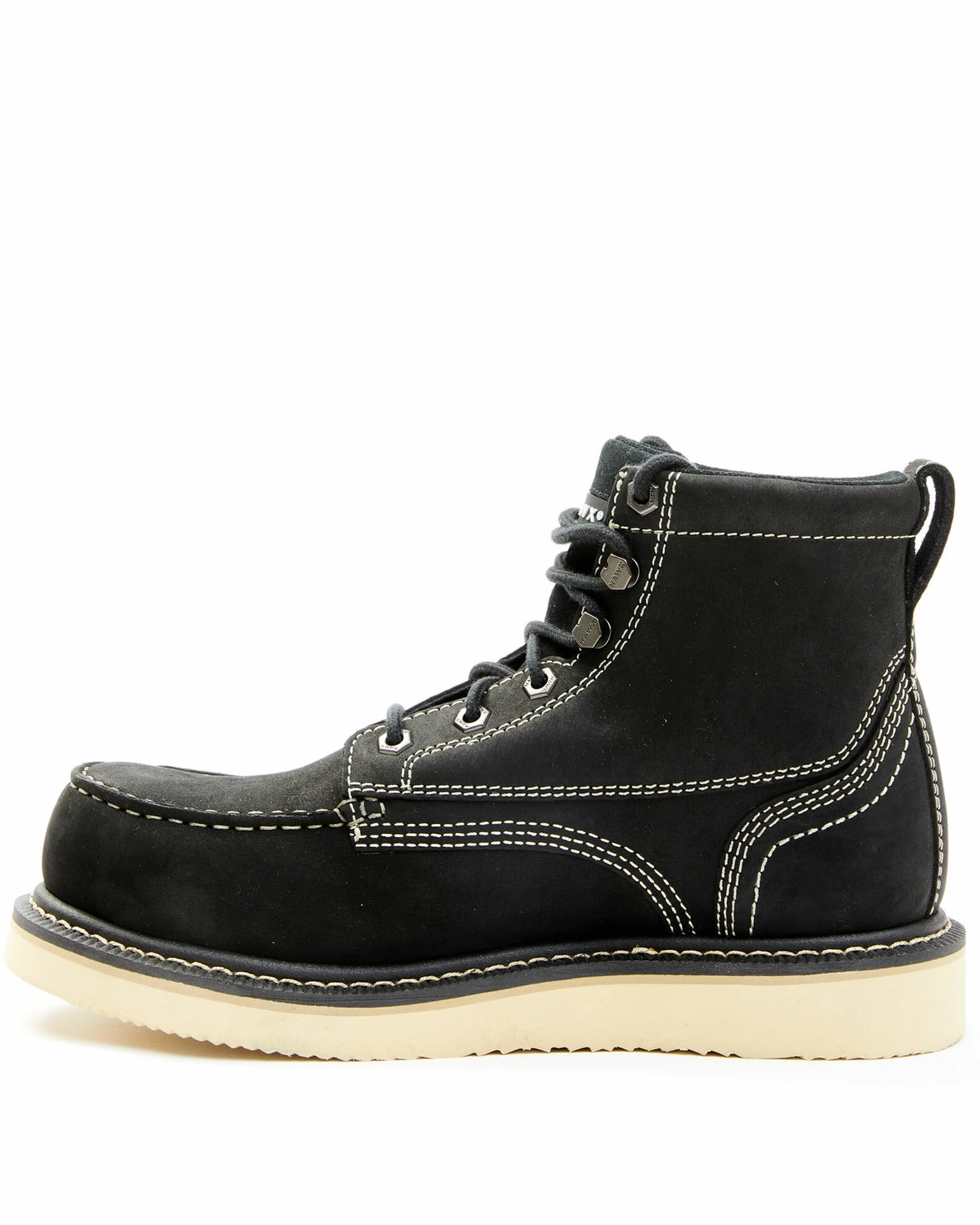 Hawx Men's Black Wedge Work Boots - Nano Composite Toe 5 Hawx Men's Black Wedge Work Boots - Nano Composite Toe - Image 3