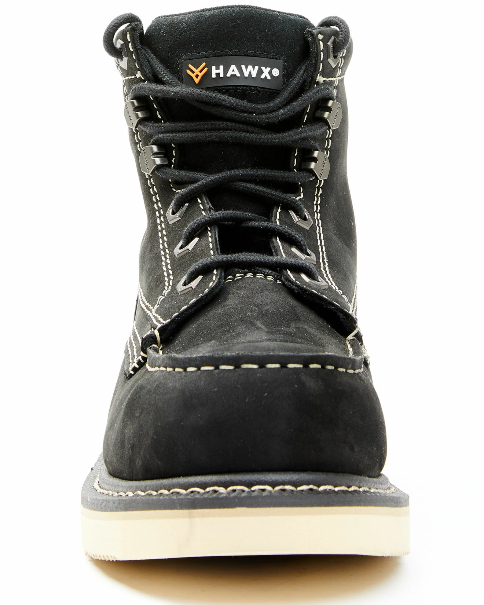 Hawx Men's Black Wedge Work Boots - Nano Composite Toe 6 Hawx Men's Black Wedge Work Boots - Nano Composite Toe - Image 4
