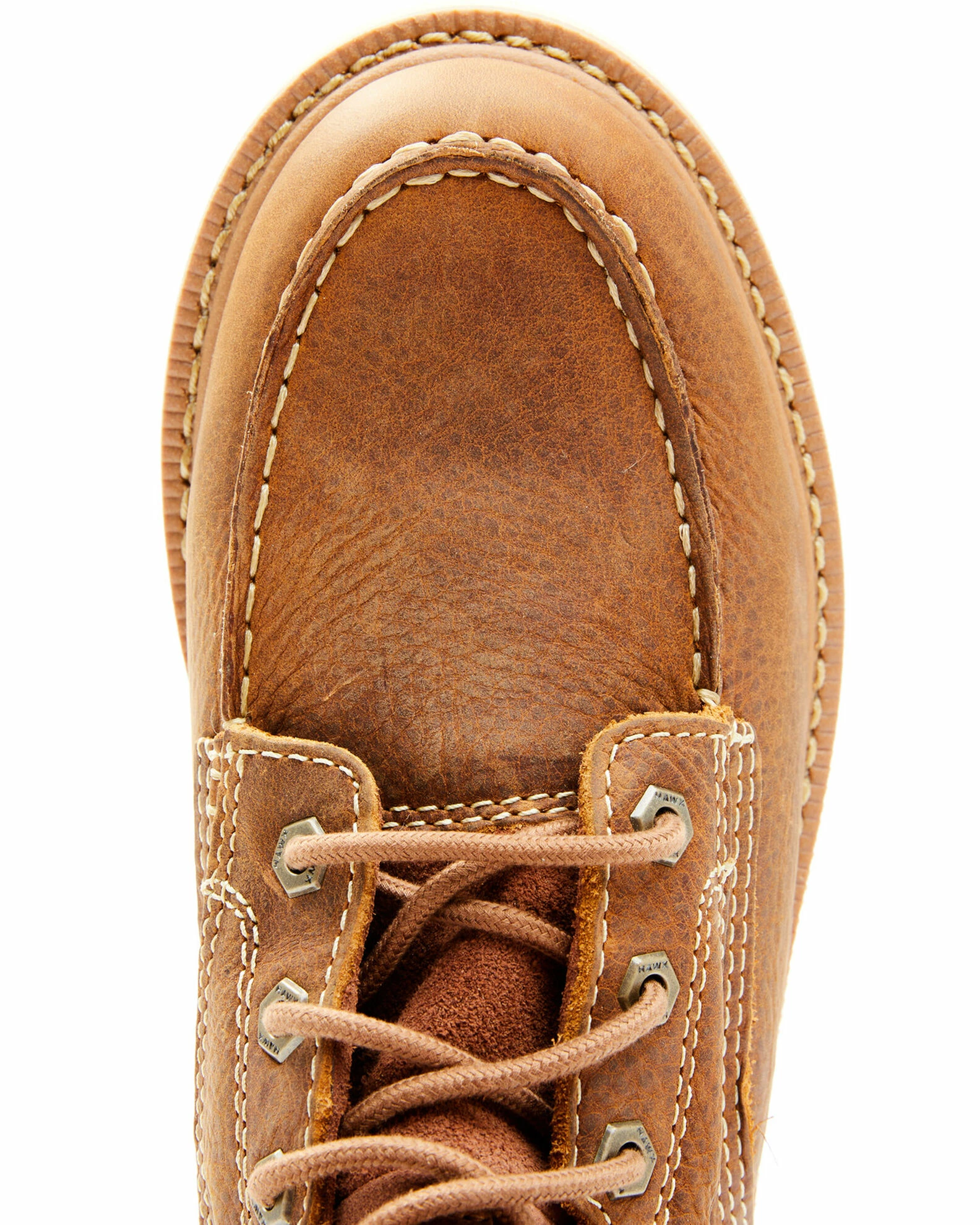 Hawx Men's Brown Wedge Work Boots - Soft Toe 8 Hawx Men's Brown Wedge Work Boots - Soft Toe - Image 6