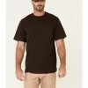 Hawx Men's Solid Dark Brown Forge Short Sleeve Work Pocket T-Shirt 1 Hawx Men's Solid Dark Brown Forge Short Sleeve Work Pocket T-Shirt -Hawx Shop 2000342646 201 P1