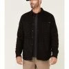 Hawx Men's Black McLain Plaid Insulated Snap Front Flannel Work Shirt Jacket  -Hawx Shop 2000342832 001 P1