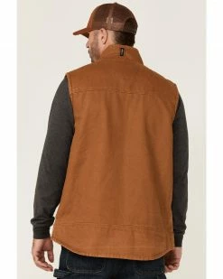 Hawx Men's Rust Copper Browder Weathered Duck Zip-Front Insulated Work Vest 10 Hawx Men's Rust Copper Browder Weathered Duck Zip-Front Insulated Work Vest -Hawx Shop 2000342833 220 P4