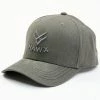 Hawx Men's Grey Embroidered Logo Solid-Back Ball Cap 2 Hawx Men's Grey Embroidered Logo Solid-Back Ball Cap -Hawx Shop 2000342949 020 P1