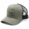Hawx Men's Olive Shield Logo Patch Mesh-Back Ball Cap  -Hawx Shop 2000342951 341 P1