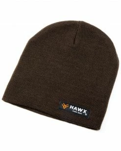 Hawx Men's Brown Acrylic Work Skull Cap Ā