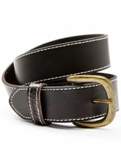 Hawx Men's Brown Contrast Stitching Belt  -Hawx Shop 2000343021 200 P1 1