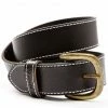 Hawx Men's Brown Contrast Stitching Belt 1 Hawx Men's Brown Contrast Stitching Belt -Hawx Shop 2000343021 200 P1