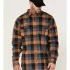 Hawx Men's FR Plaid Long Sleeve Button-Down Work Shirt Brown 1 Hawx Men's FR Plaid Long Sleeve Button-Down Work Shirt Brown -Hawx Shop 2000343144 200 P1