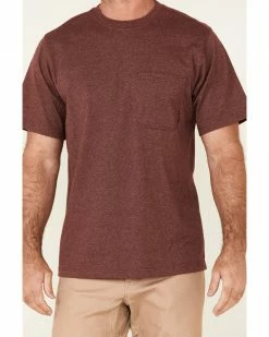 Hawx Men's Solid Burgundy Forge Short Sleeve Work Pocket T-Shirt 9 Hawx Men's Solid Burgundy Forge Short Sleeve Work Pocket T-Shirt -Hawx Shop 2000345259 640 P3