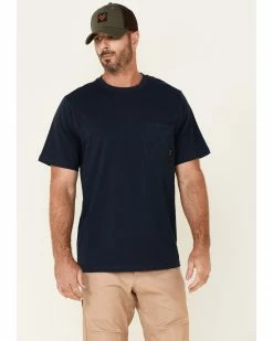 Hawx Men's Solid Navy Forge Short Sleeve Work Pocket T-Shirt - Tall 11 Hawx Men's Solid Navy Forge Short Sleeve Work Pocket T-Shirt - Tall -Hawx Shop 2000345272 410 P1 1