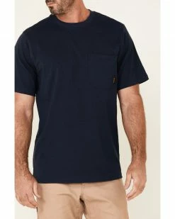 Hawx Men's Solid Navy Forge Short Sleeve Work Pocket T-Shirt - Tall 9 Hawx Men's Solid Navy Forge Short Sleeve Work Pocket T-Shirt - Tall -Hawx Shop 2000345272 410 P3