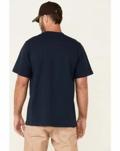 Hawx Men's Solid Navy Forge Short Sleeve Work Pocket T-Shirt - Tall 10 Hawx Men's Solid Navy Forge Short Sleeve Work Pocket T-Shirt - Tall -Hawx Shop 2000345272 410 P4