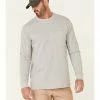 Hawx Men's Solid Light Grey Forge Long Sleeve Work Pocket T-Shirt - Tall -Hawx Shop 2000345551 025 P1