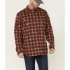 Hawx Men's FR Red Plaid Long Sleeve Button-Down Work Shirt  -Hawx Shop 2000349504 600 P1
