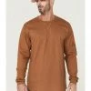 Hawx Men's FR Rust Copper Logo Long Sleeve Work T-Shirt - Tall Russett 1 Hawx Men's FR Rust Copper Logo Long Sleeve Work T-Shirt - Tall Russett -Hawx Shop 2000349738 215 P1