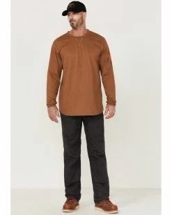 Hawx Men's FR Double Front Ripstop Work Pants Brown 11 Hawx Men's FR Double Front Ripstop Work Pants Brown -Hawx Shop 2000350627 200 P1 1